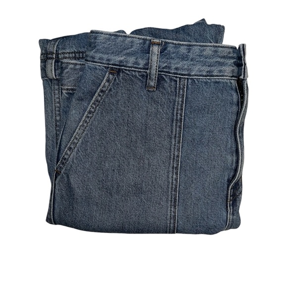 Madewell Baggy Straight Cargo Jeans Zip Off Edition Sz 27 - Picture 16 of 16